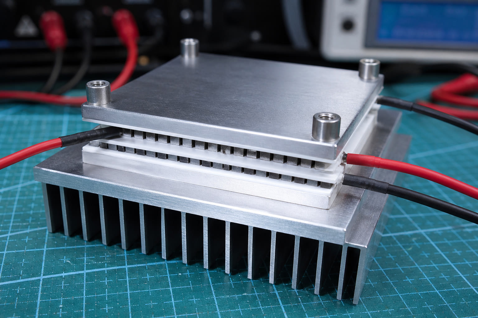 Semiconductor cooling module manufacturing by HeatsinkMaker